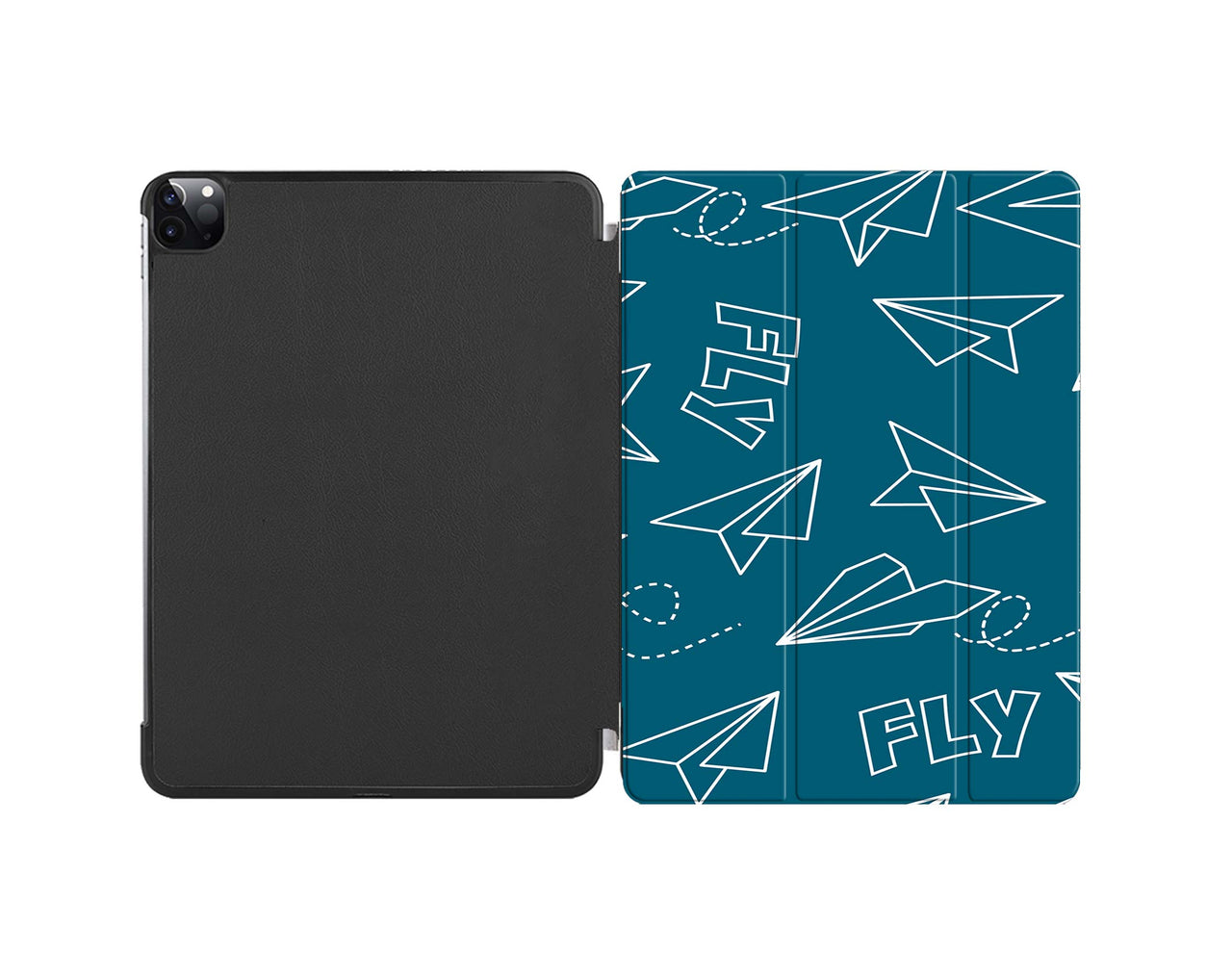 Paper Airplane & Fly-Green Designed iPad Cases