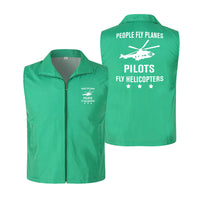 Thumbnail for People Fly Planes Pilots Fly Helicopters Designed Thin Style Vests