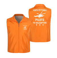 Thumbnail for People Fly Planes Pilots Fly Helicopters Designed Thin Style Vests