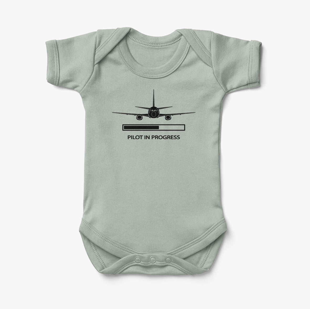 Pilot In Progress Designed Baby Bodysuits