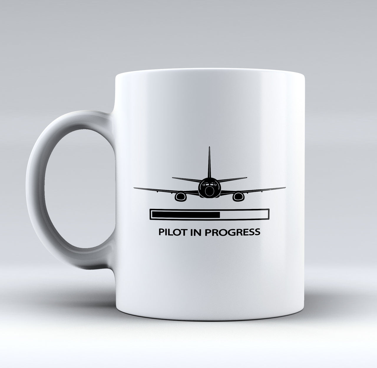 Pilot In Progress Designed Mugs