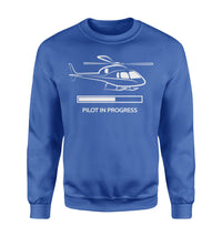 Thumbnail for Pilot In Progress (Helicopter) Designed Sweatshirts