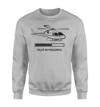 Thumbnail for Pilot In Progress (Helicopter) Designed Sweatshirts