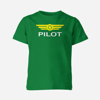 Thumbnail for Pilot & Badge Designed Children T-Shirts