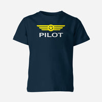 Thumbnail for Pilot & Badge Designed Children T-Shirts
