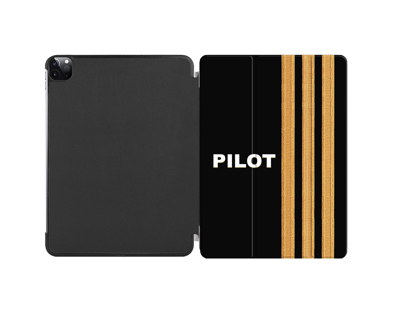 Pilot & Epaulettes (3 Lines) Designed iPad Cases