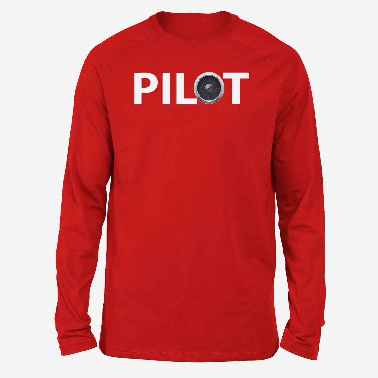 Pilot & Jet Engine Designed Long-Sleeve T-Shirts