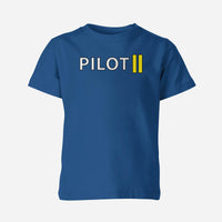 Thumbnail for Pilot & Stripes (2 Lines) Designed Children T-Shirts