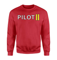 Thumbnail for Pilot & Stripes (2 Lines) Designed Sweatshirts