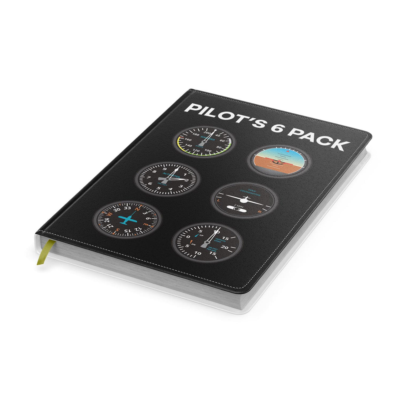 Pilot's 6 Pack Designed Notebooks