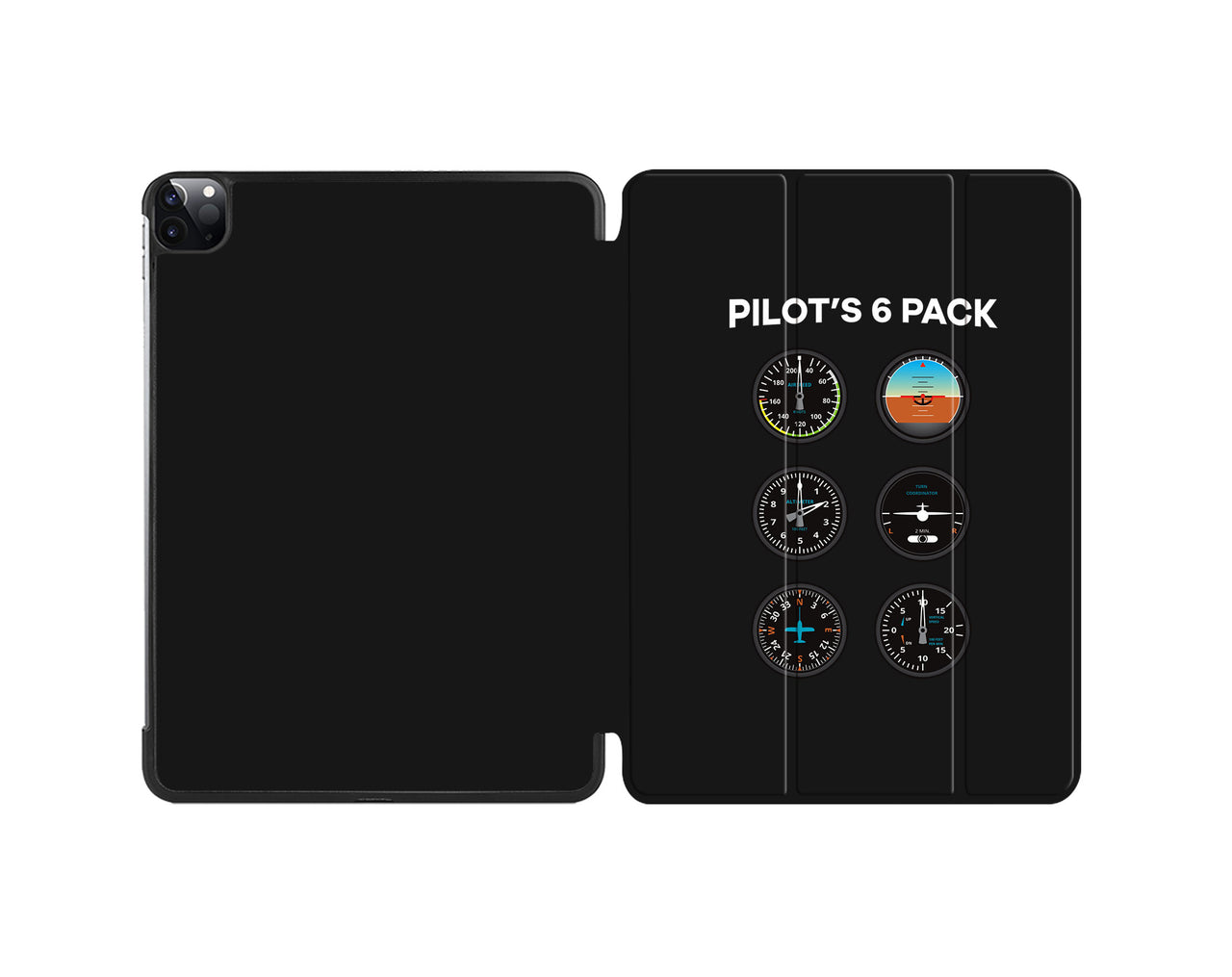 Pilot's 6 Pack Designed iPad Cases