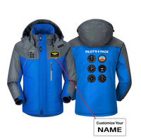Thumbnail for Pilot's 6 Pack Designed Thick Winter Jackets