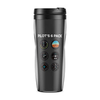 Thumbnail for Pilot's 6 Pack Designed Travel Mugs