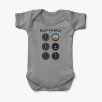 Thumbnail for Pilot's 6 Pack Designed Baby Bodysuits
