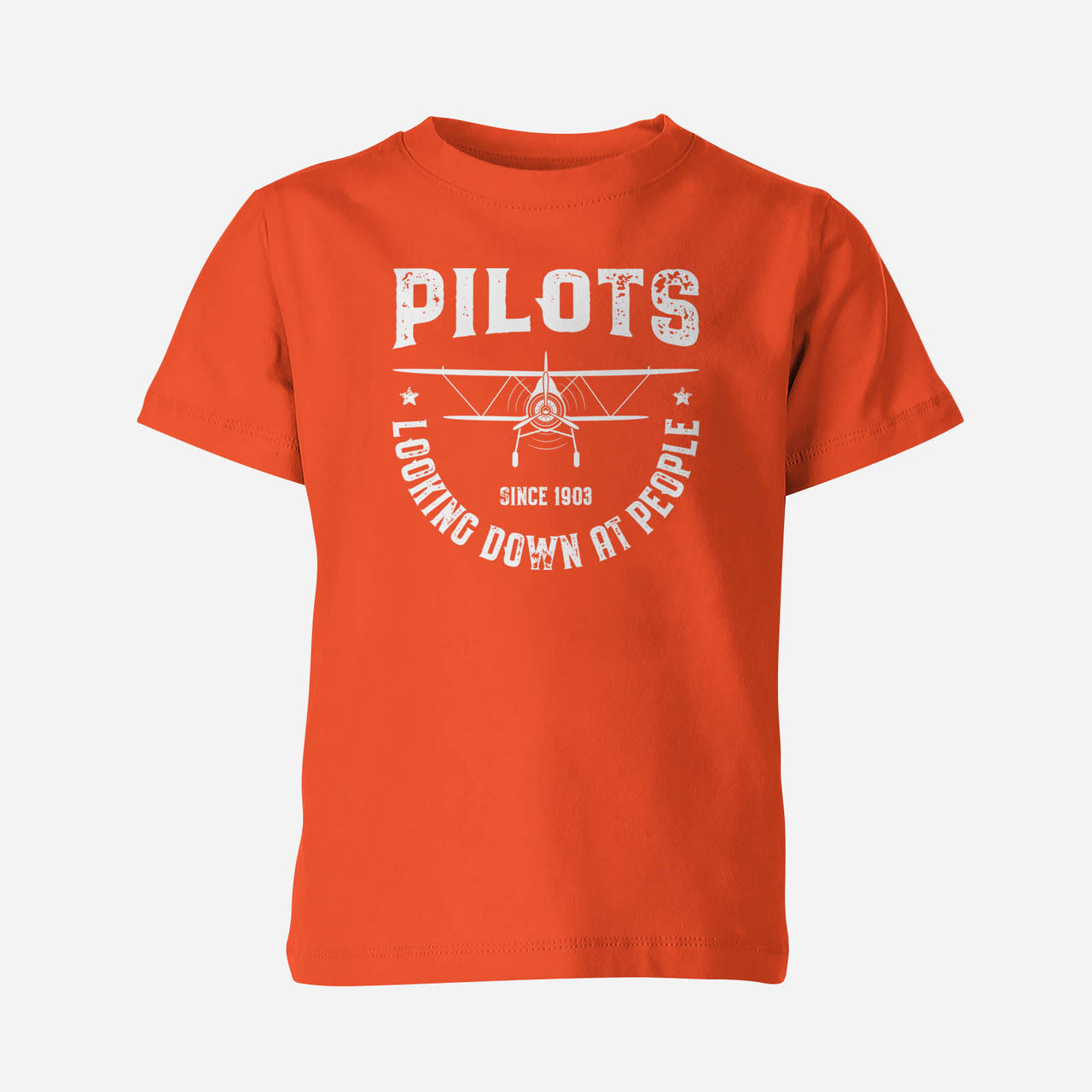 Pilots Looking Down at People Since 1903 Designed Children T-Shirts