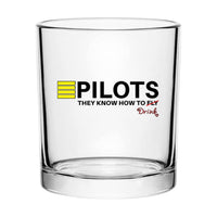 Thumbnail for Pilots They Know How To Drink Designed Special Whiskey Glasses