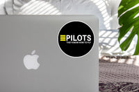 Thumbnail for Pilots They Know How To Fly Black Designed Stickers