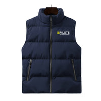 Thumbnail for Pilots They Know How To Fly Designed Puffy Vests