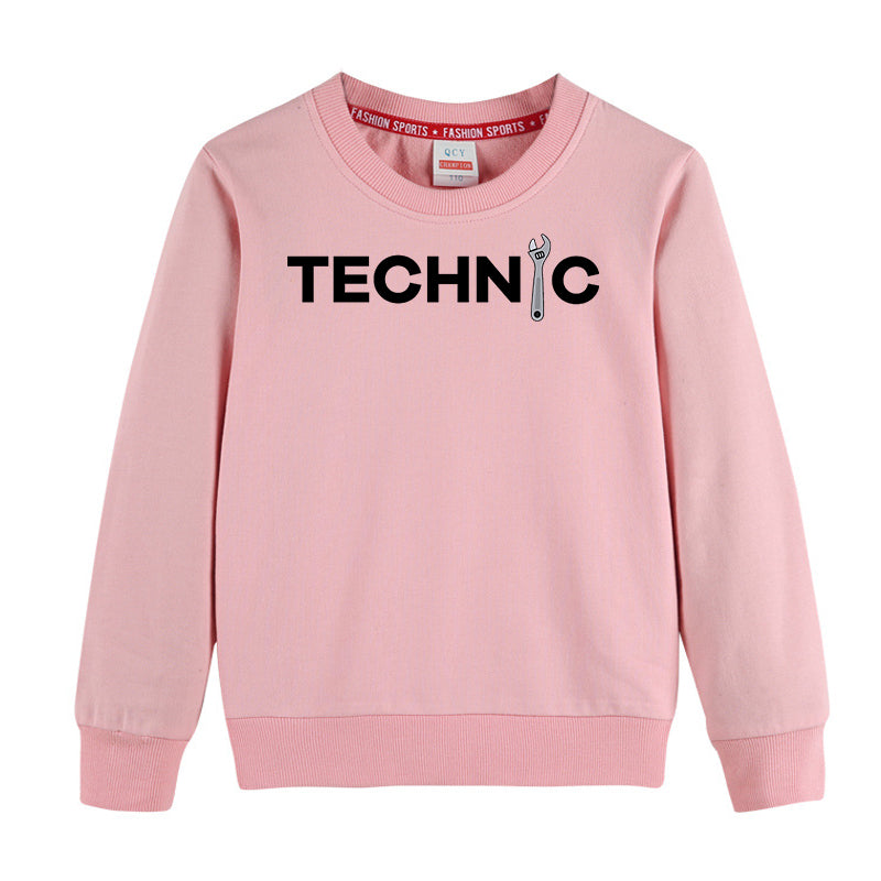 Technic Designed "CHILDREN" Sweatshirts