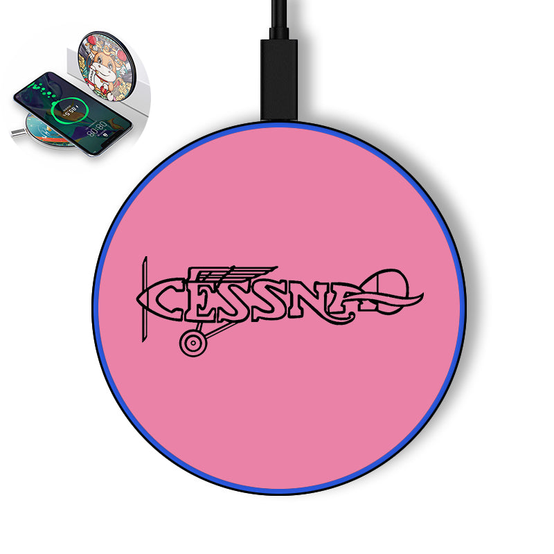 Special Cessna Text Designed Wireless Chargers