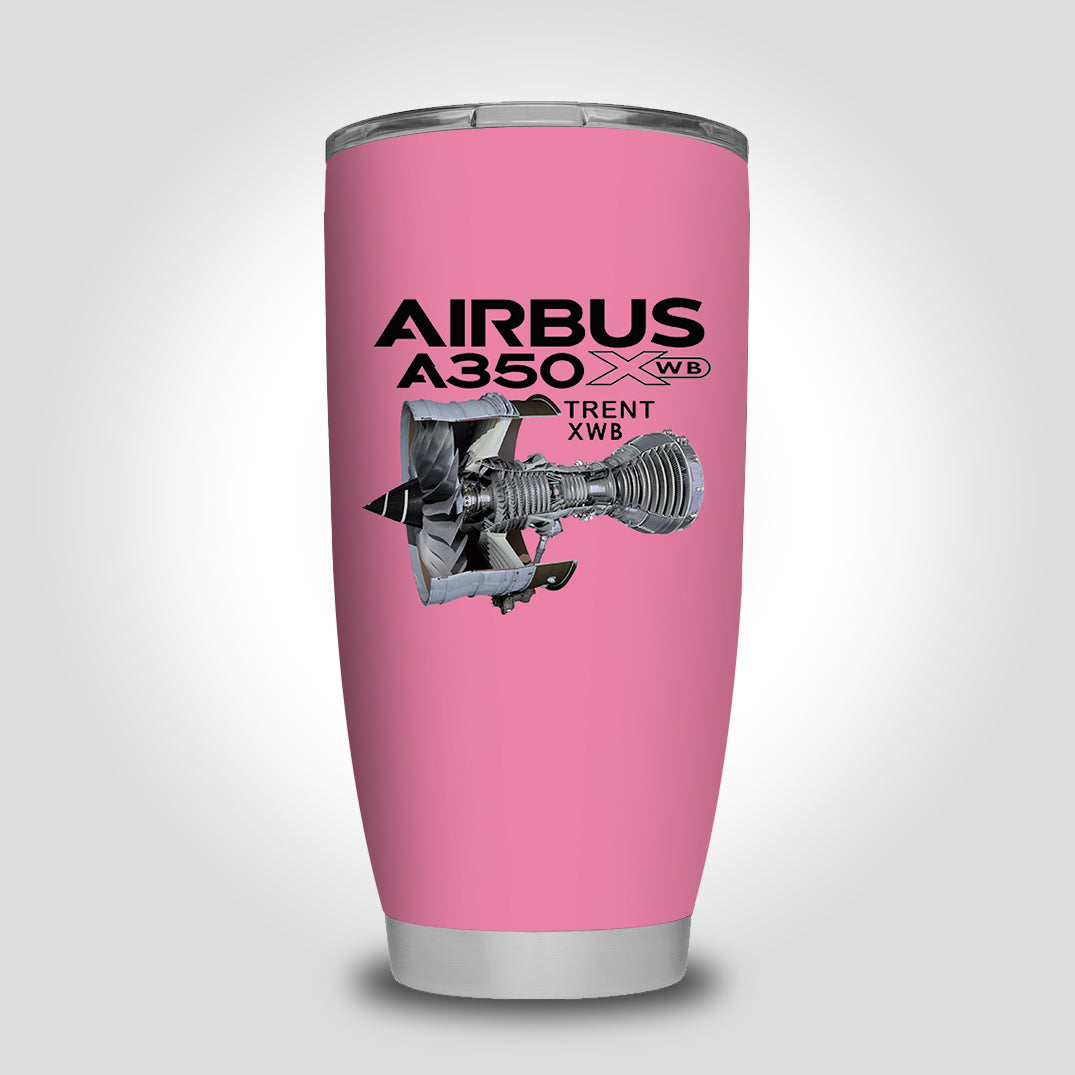 Airbus A350 & Trent Wxb Engine Designed Tumbler Travel Mugs