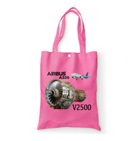Thumbnail for Airbus A320 & V2500 Engine Designed Tote Bags