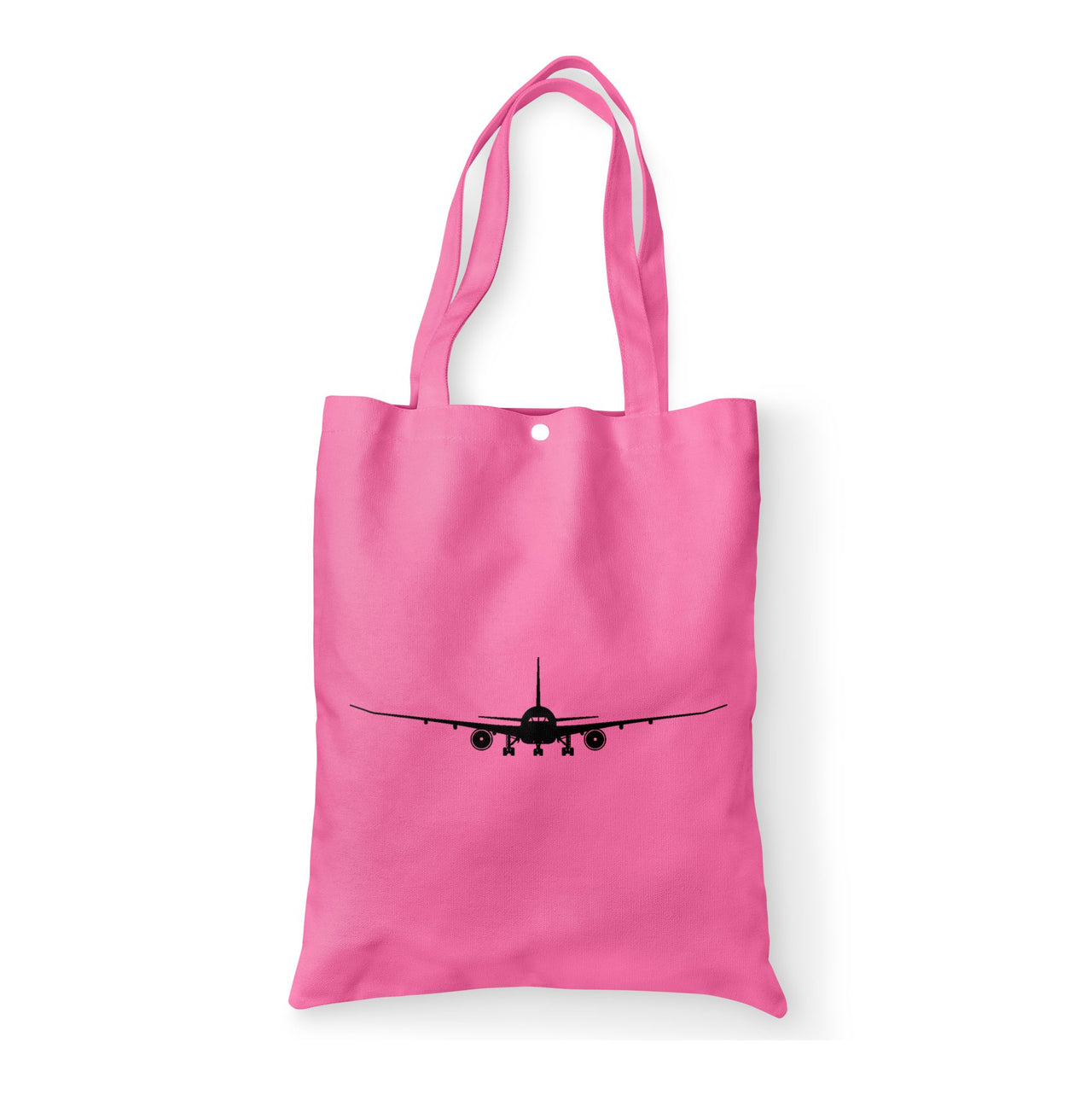 Boeing 787 Silhouette Designed Tote Bags
