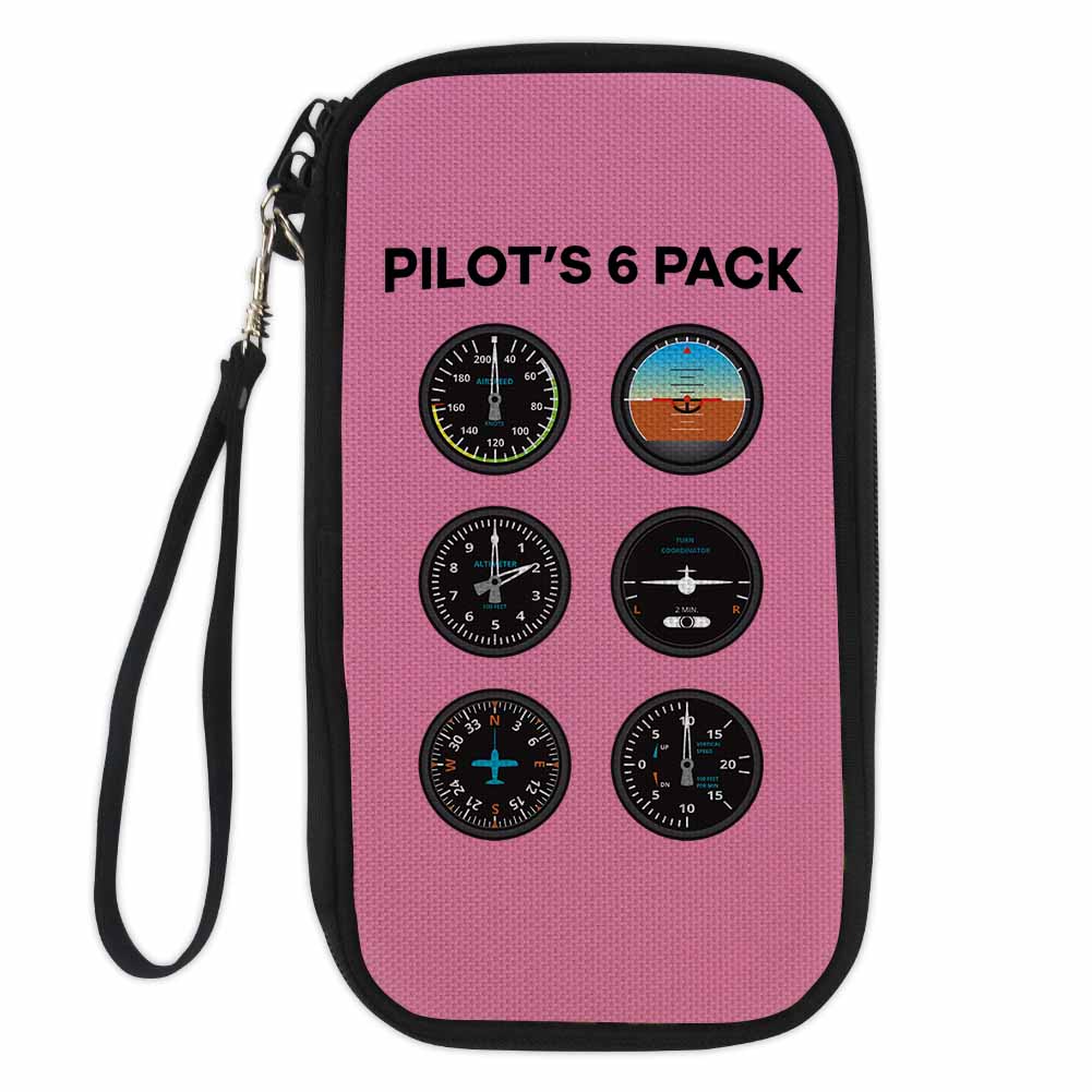 Pilot's 6 Pack Designed Travel Cases & Wallets