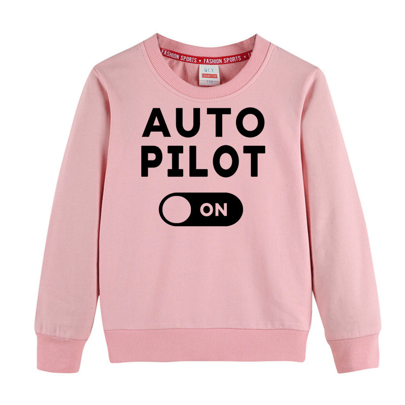 Auto Pilot ON Designed "CHILDREN" Sweatshirts