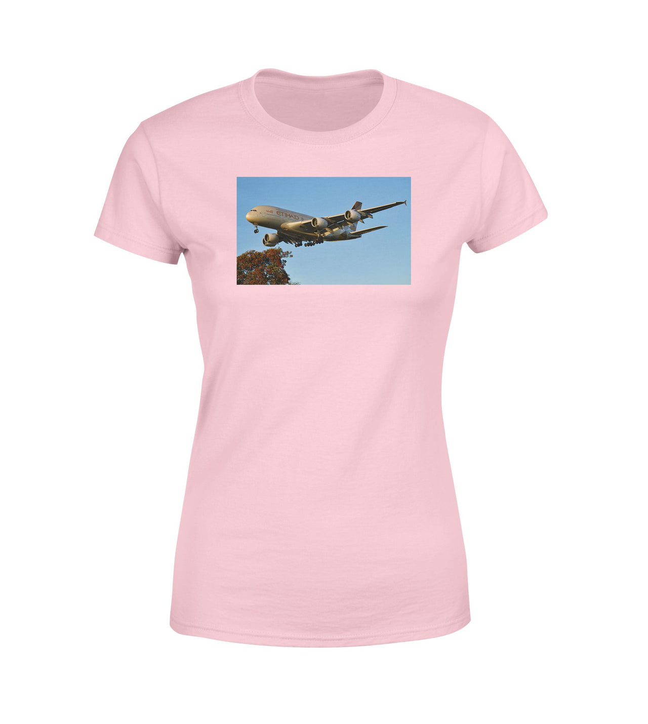 Etihad Airways A380 Designed Women T-Shirts