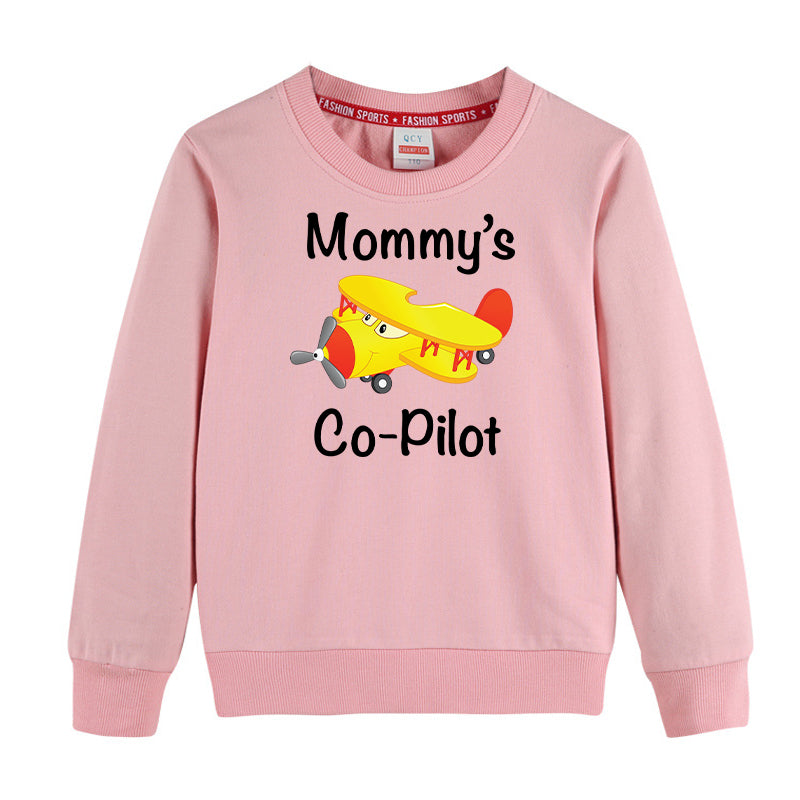 Mommy's Co-Pilot (Propeller2) Designed "CHILDREN" Sweatshirts