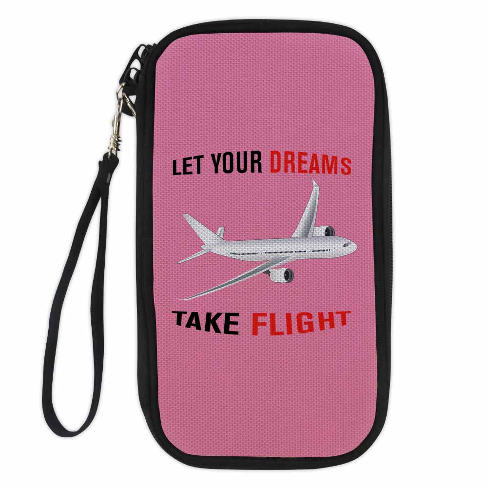Let Your Dreams Take Flight Designed Travel Cases & Wallets