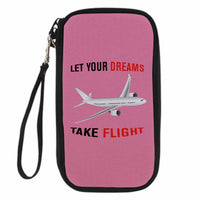Thumbnail for Let Your Dreams Take Flight Designed Travel Cases & Wallets