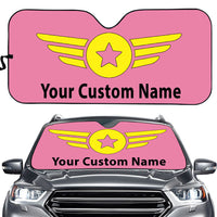 Thumbnail for Custom Name (Badge 4) Designed Car Sun Shade