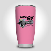 Thumbnail for Boeing 757 & Rolls Royce Engine (RB211) Designed Tumbler Travel Mugs