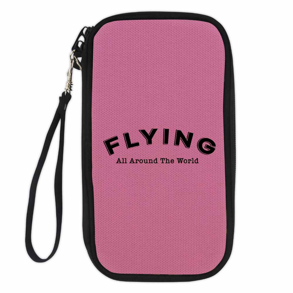 Flying All Around The World Designed Travel Cases & Wallets