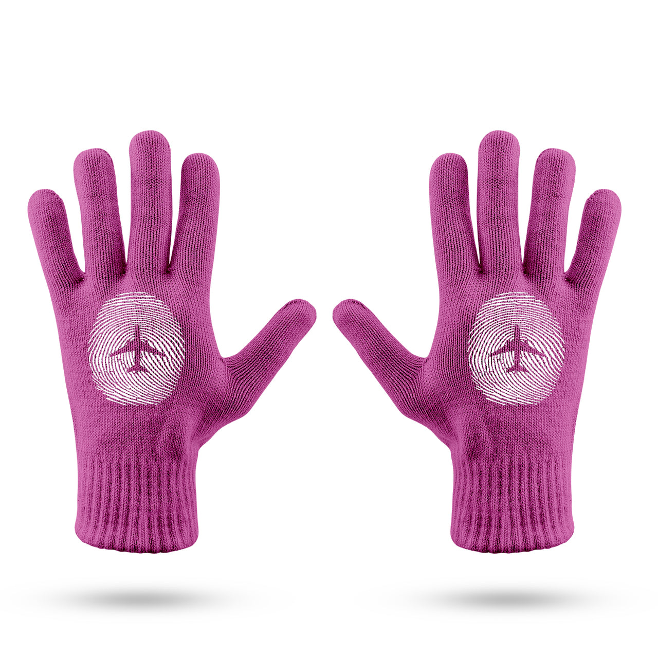 Aviation Finger Print Designed Gloves