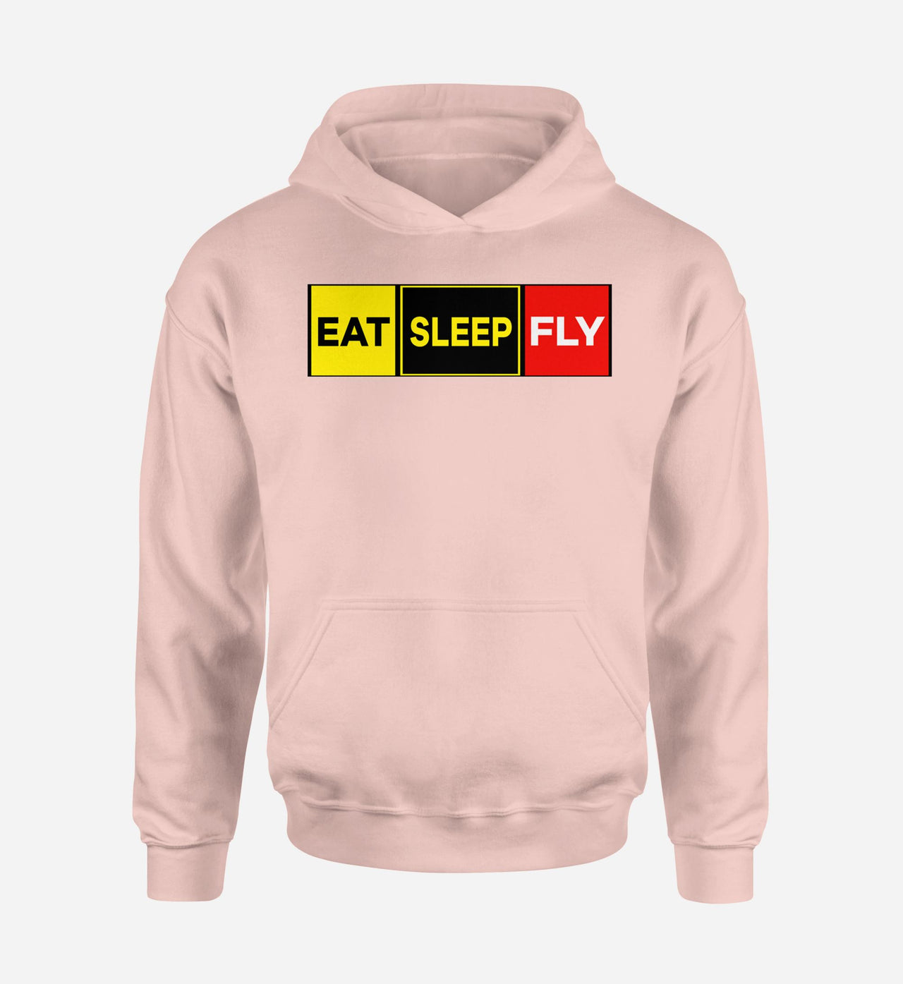 Eat Sleep Fly (Colourful) Designed Hoodies