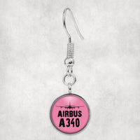 Thumbnail for Airbus A340 & Plane Designed Earrings