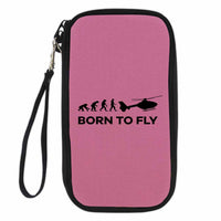 Thumbnail for Born To Fly Helicopter Designed Travel Cases & Wallets