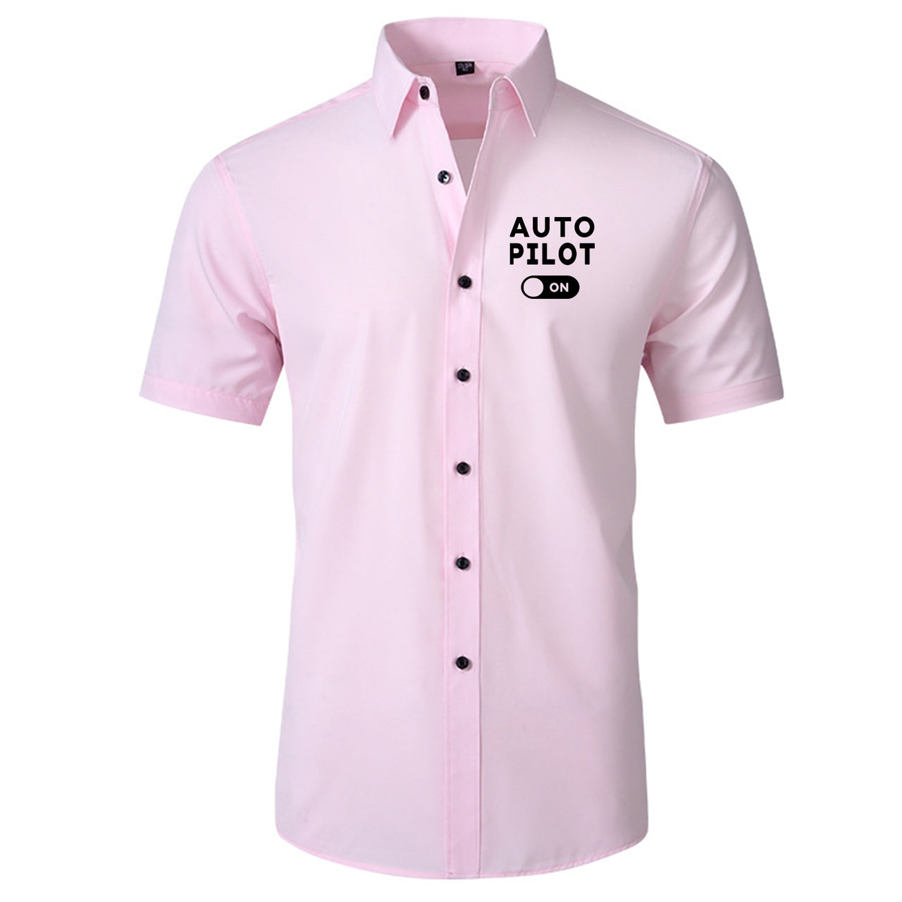 Auto Pilot ON Designed Short Sleeve Shirts