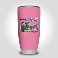 Thumbnail for Airbus A380 & GP7000 Engine Designed Tumbler Travel Mugs