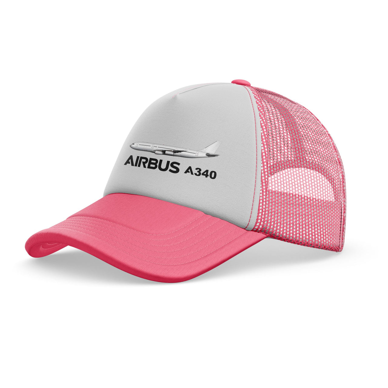 The Airbus A340 Designed Trucker Caps & Hats