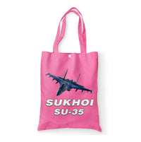 Thumbnail for The Sukhoi SU-35 Designed Tote Bags