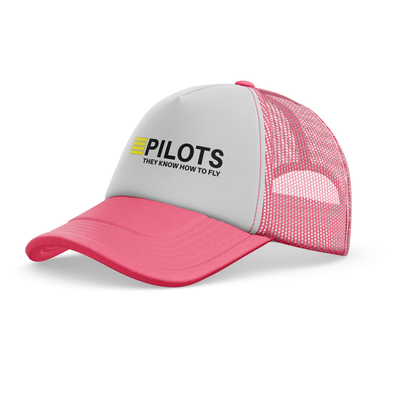 Pilots They Know How To Fly Designed Trucker Caps & Hats