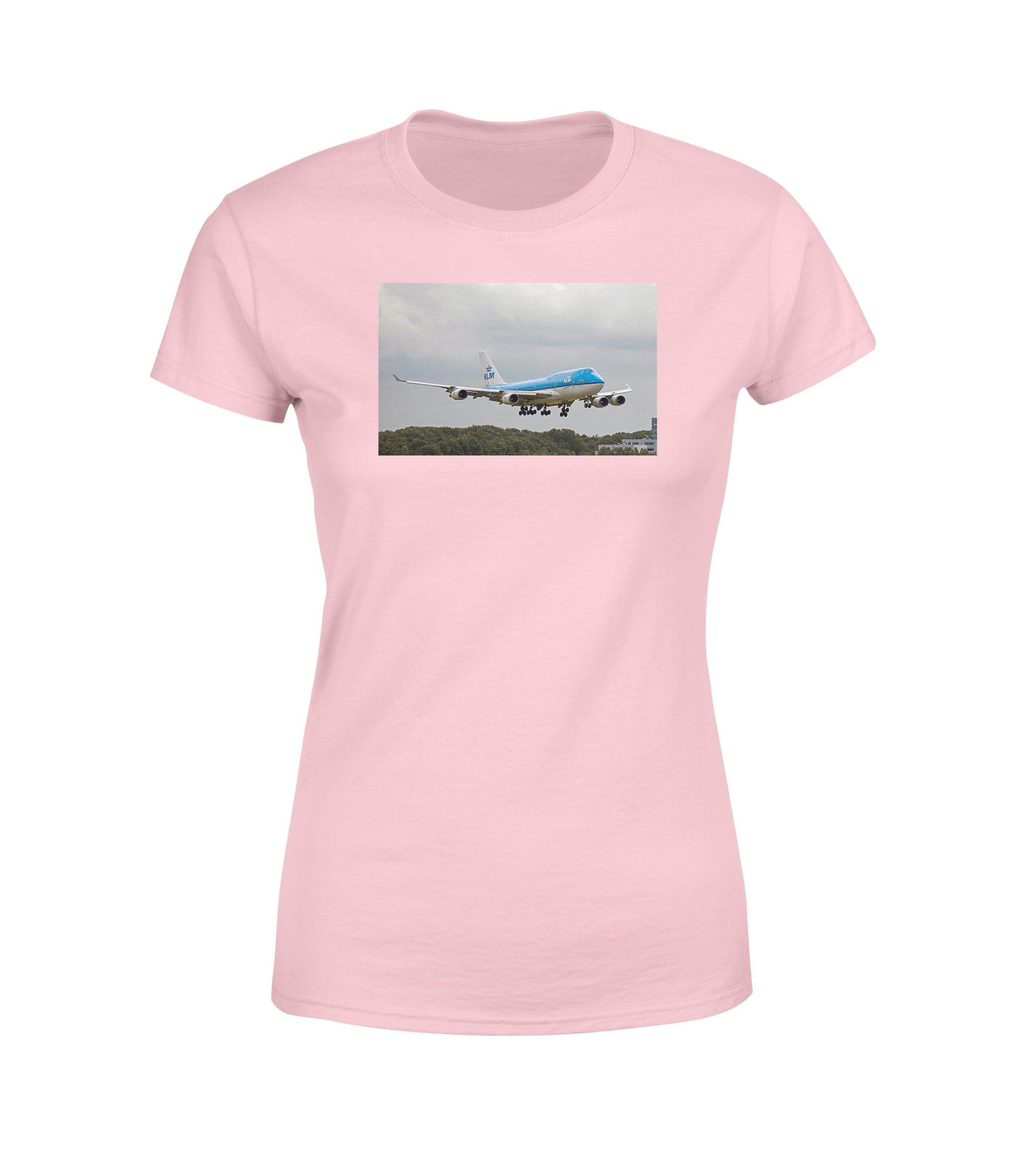 Landing KLM's Boeing 747 Designed Women T-Shirts