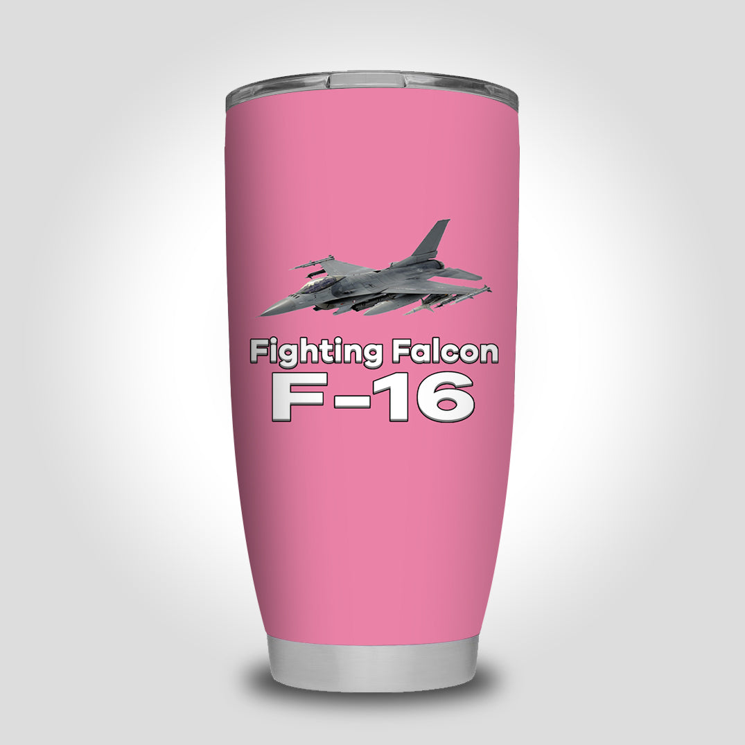 The Fighting Falcon F16 Designed Tumbler Travel Mugs