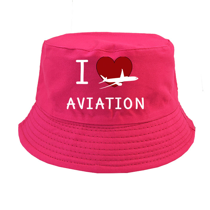 I Love Aviation Designed Summer & Stylish Hats