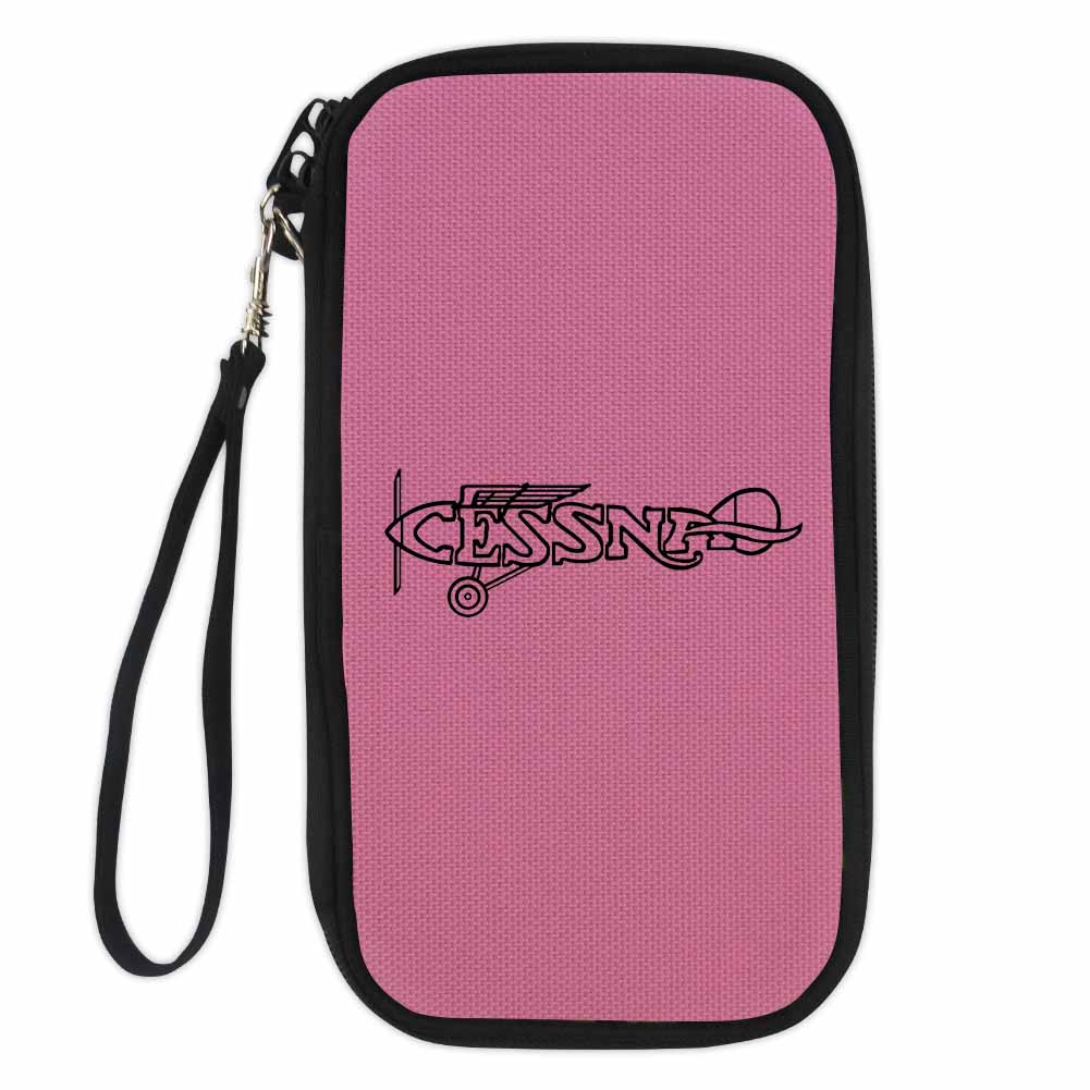 Special Cessna Text Designed Travel Cases & Wallets