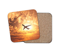 Thumbnail for Plane Passing By Designed Coasters